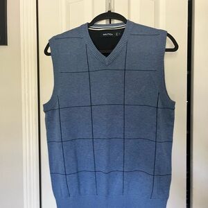 Nautica Men's Blue Sweater Vest